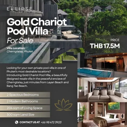 Gold Chariot Pool Villa zum Verkauf in Cherngtalay