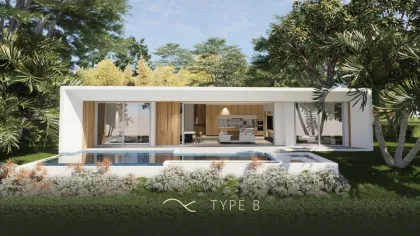 Luxuriöse 4-Schlafzimmer-Poolvilla in Clover Residence, Bang Tao
