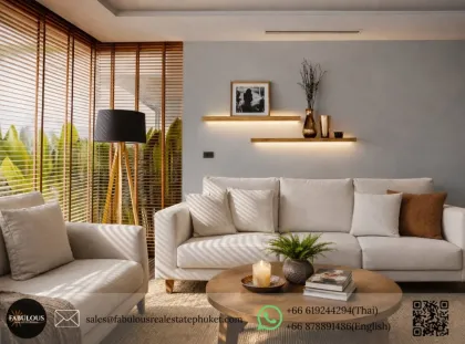 Villa de lujo con piscina de 3 habitaciones en comunidad boutique cerca de la Playa Mai Khao