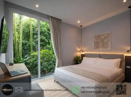 Villa de lujo con piscina de 3 habitaciones en comunidad boutique cerca de la Playa Mai Khao