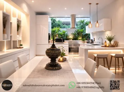 Villa de lujo con piscina de 3 habitaciones en comunidad boutique cerca de la Playa Mai Khao