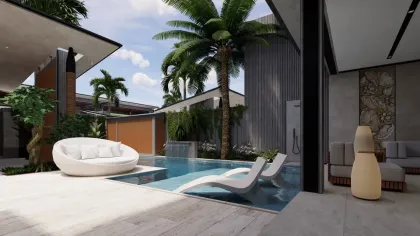 4-Bed, 5-Bath Luxury Villa for Sale in Orbita Villa Town, Rawai