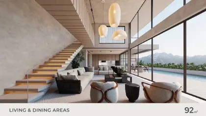 Villa de lujo con piscina de 4 dormitorios en Ayana Soluna Villas Phuket