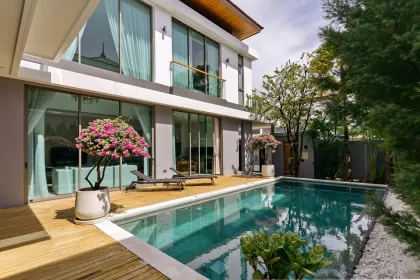 บ้านวิลล่าพูลส่วนตัว The Teak - 3 ห้องนอน 4 ห้องน้ำ