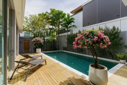 บ้านวิลล่าพูลส่วนตัว The Teak - 3 ห้องนอน 4 ห้องน้ำ