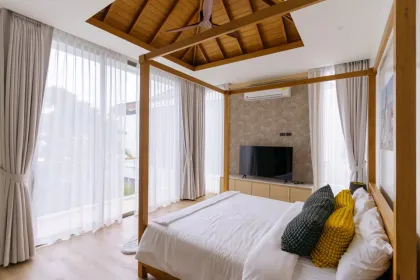บ้านวิลล่าพูลส่วนตัว The Teak - 3 ห้องนอน 4 ห้องน้ำ