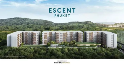 Condominio de 1 dormitorio en Escent Phuket cerca de Central Floresta