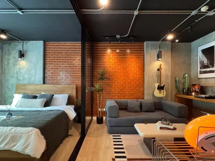 สตูดิโอโมเดิร์นวิวสระว่ายน้ำที่ Dcondo Creek, กะทู้
