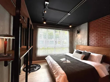 สตูดิโอโมเดิร์นวิวสระว่ายน้ำที่ Dcondo Creek, กะทู้