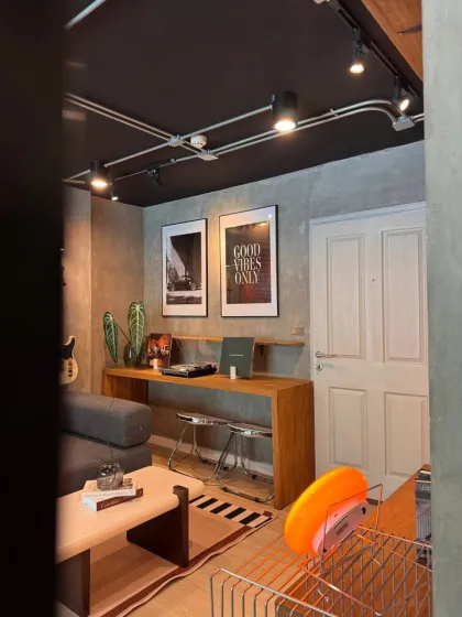 สตูดิโอโมเดิร์นวิวสระว่ายน้ำที่ Dcondo Creek, กะทู้