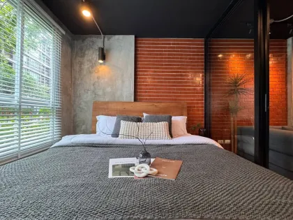 สตูดิโอโมเดิร์นวิวสระว่ายน้ำที่ Dcondo Creek, กะทู้