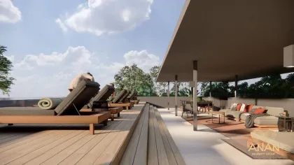 Seltene Penthouse mit Dachpool in Layan Bay