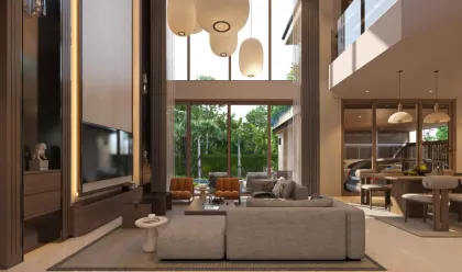 Villa de lujo de 3 habitaciones en venta en Zenithy La Ville, Koh Kaew