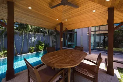 Villa avec piscine 3 chambres à vendre dans la communauté fermée Onyx près de Nai Harn
