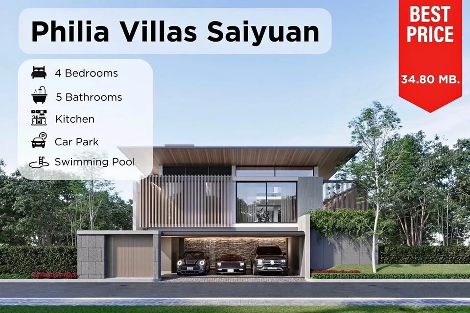 Philia Villas Saiyuan Luxus 4-Schlafzimmer Pool-Villa in Rawai, Phuket Town