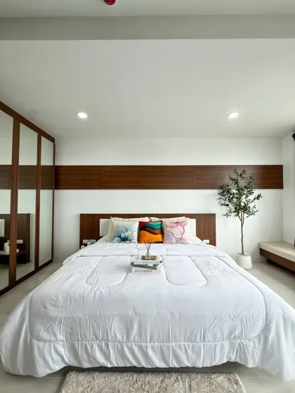 Appartement d'angle 1 chambre avec vue montagne au The Bell Condo, Chalong