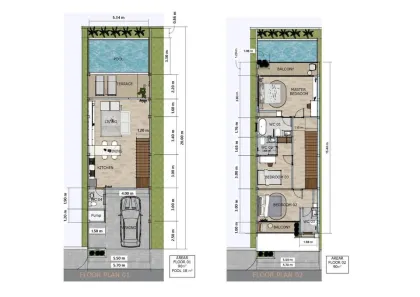Nouvelle villa 3 chambres avec piscine privée près d'IKEA, Phuket