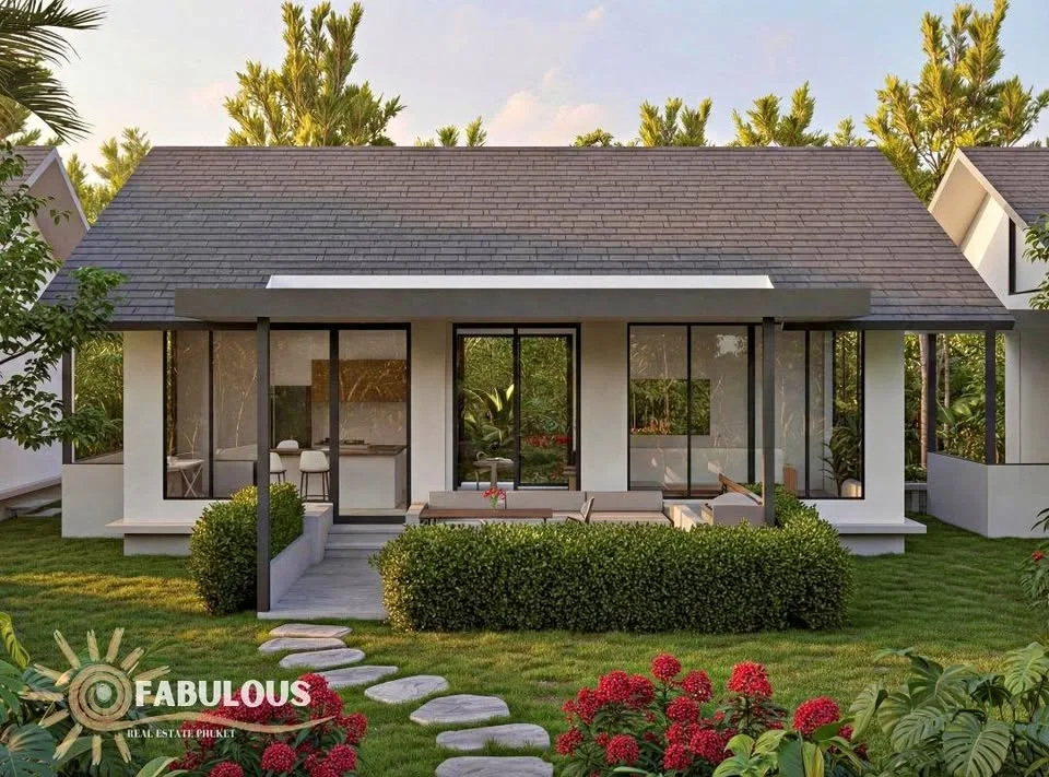 Villa de 2 dormitorios cerca de la playa Naithon y aeropuerto de Phuket
