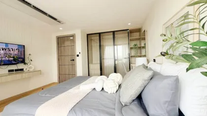 2 Schlafzimmer, 1 Bad - Wohnung mit Blick auf den Golfplatz