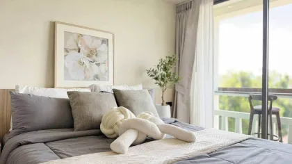 2 Schlafzimmer, 1 Bad - Wohnung mit Blick auf den Golfplatz