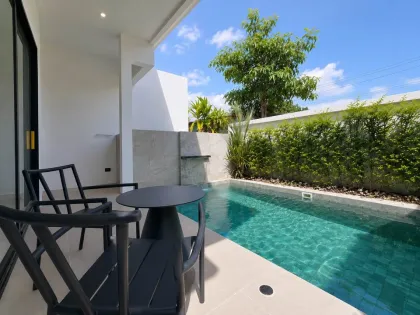 Villa neuve 2 chambres avec piscine privée à Si Sunthon, Cherng Talay