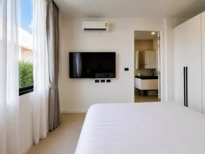 Villa neuve 2 chambres avec piscine privée à Si Sunthon, Cherng Talay