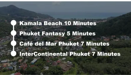 ที่ดินพร้อมโครงสร้างบ้านขายที่กมลา ภูเก็ต