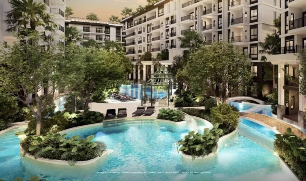 Luxuswohnung in Cherngtalay, Phuket zu verkaufen – Zeitloses Neo-Klassisches Wohnen