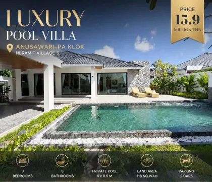 Luxuriöse private Poolvilla in Anusawari–Pa Klok, Neramit Village 5, Rawai