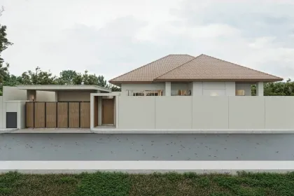 Renoviertes Eckhaus mit 3 Schlafzimmern und 3 Bädern in Phuket Town zu verkaufen