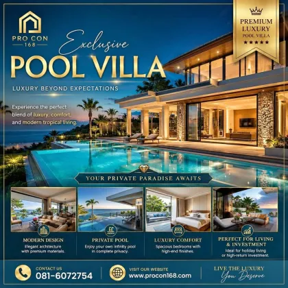 Luxus-Poolvilla jenseits der Erwartungen