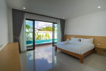 Villa moderna de 2 pisos con piscina privada cerca de la playa Ao Nang