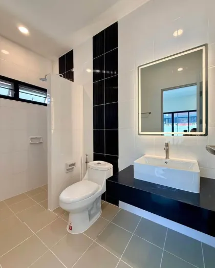 Villa jumelée rénovée 3 chambres à Prompan, Kathu