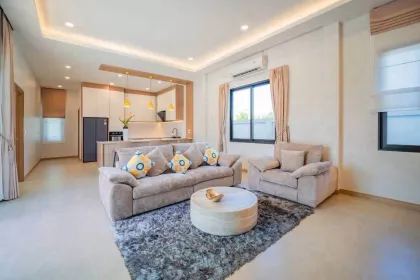 Villa privada de lujo con piscina de 2 dormitorios en venta cerca de Ao Nam Mao