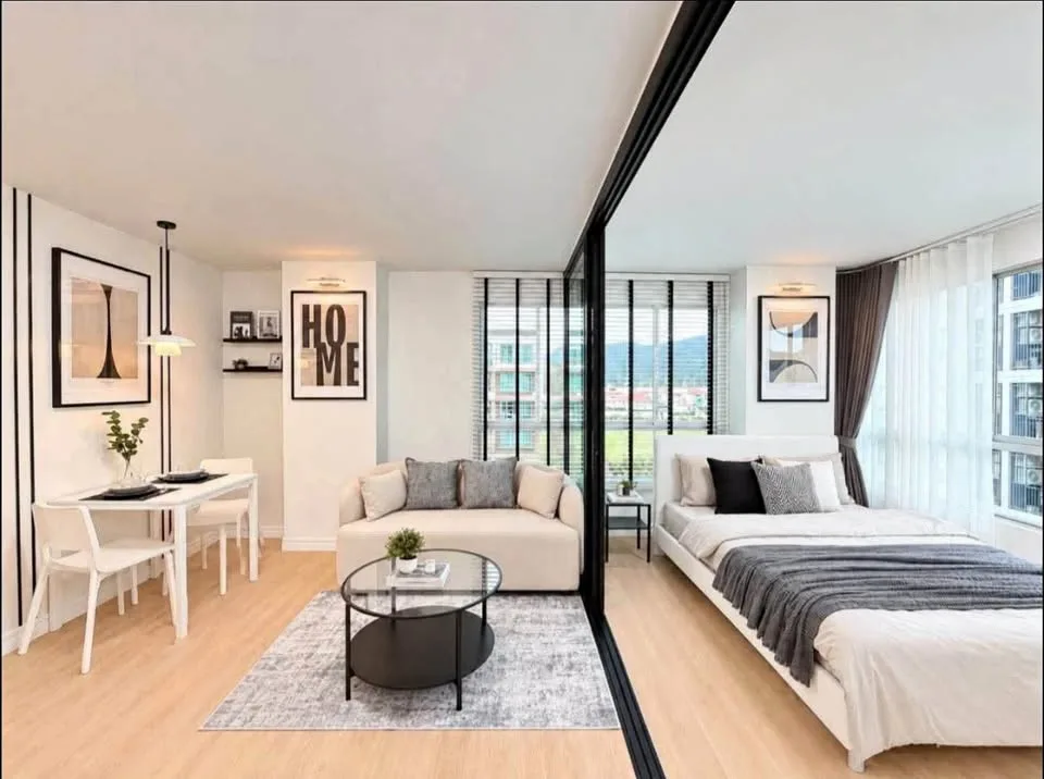 1-Zimmer-Eckwohnung mit Bergblick in DCondo Creek, Cherng Talay