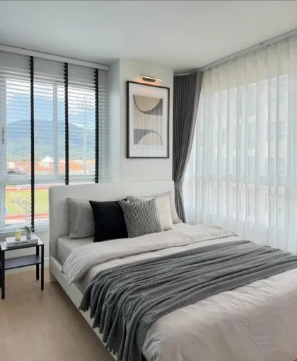 คอนโดมุม 1 ห้องนอน วิวภูเขาที่ DCondo Creek, เชิงทะเล
