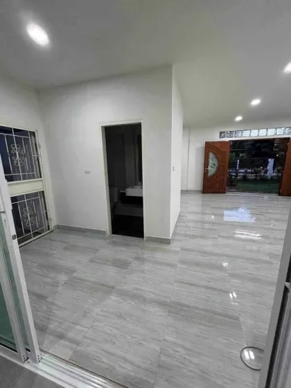 ขายบ้านแฝด 3 ห้องนอน 2 ห้องน้ำ ที่สบายวิลเลจ 2 กะทู้