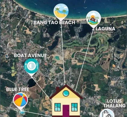 Gesamtes Poolvilla-Projekt in Cherngtalay nahe Laguna zu verkaufen
