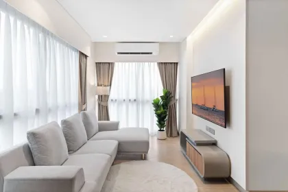 Простапрочная 2-комнатная квартира Laguna Lakeside с видом на лагуну в Банг Тао