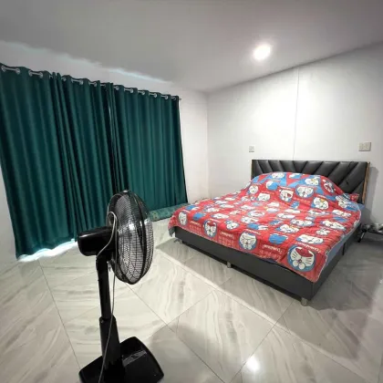บ้านวิลล่าสมัยใหม่ 2 ชั้น 2 ห้องนอน พร้อมวิวสวน ที่กะทู้