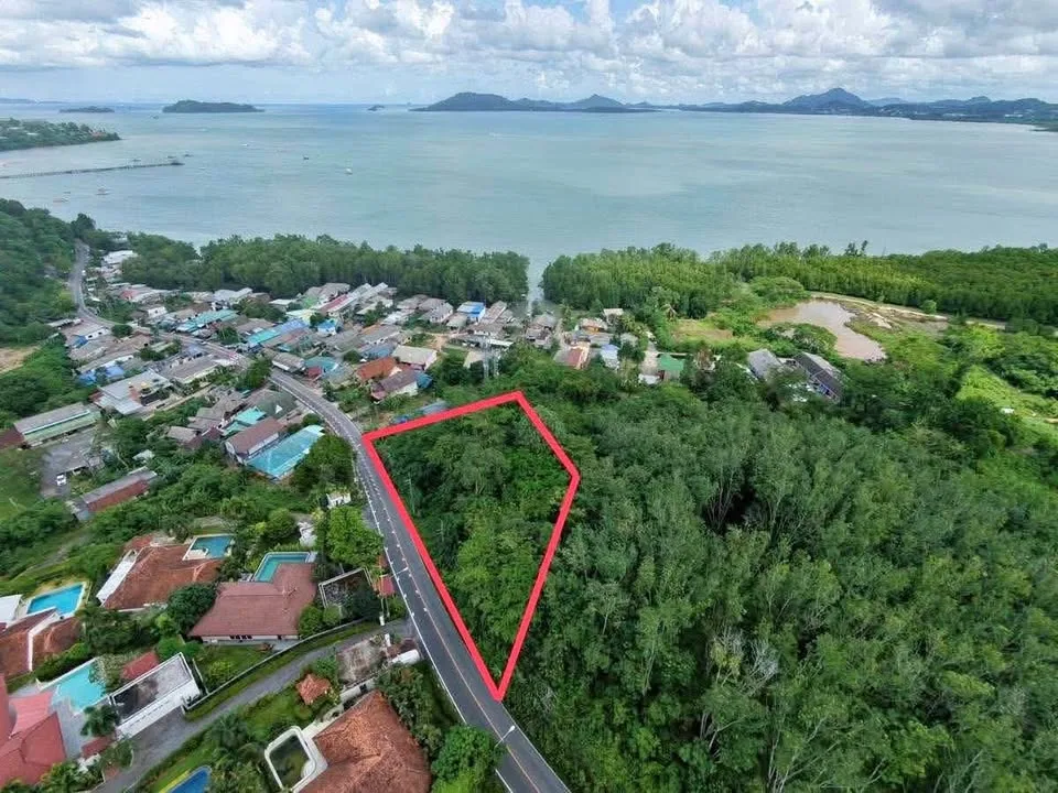 Terreno con vista al mar en la playa Yamu, Rawai, Phuket - Ideal para villa con piscina
