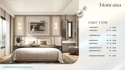Apartamento 1 dormitorio 1 baño en The Title Biancana Playa Surin