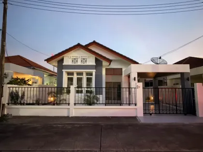 บ้านเดี่ยวชั้นเดียว 3 ห้องนอน 2 ห้องน้ำ ในหมู่บ้านภูเก็ตวิลล่า