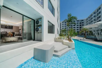คอนโดสไตล์รีสอร์ท วิวสระน้ำที่บางเทา