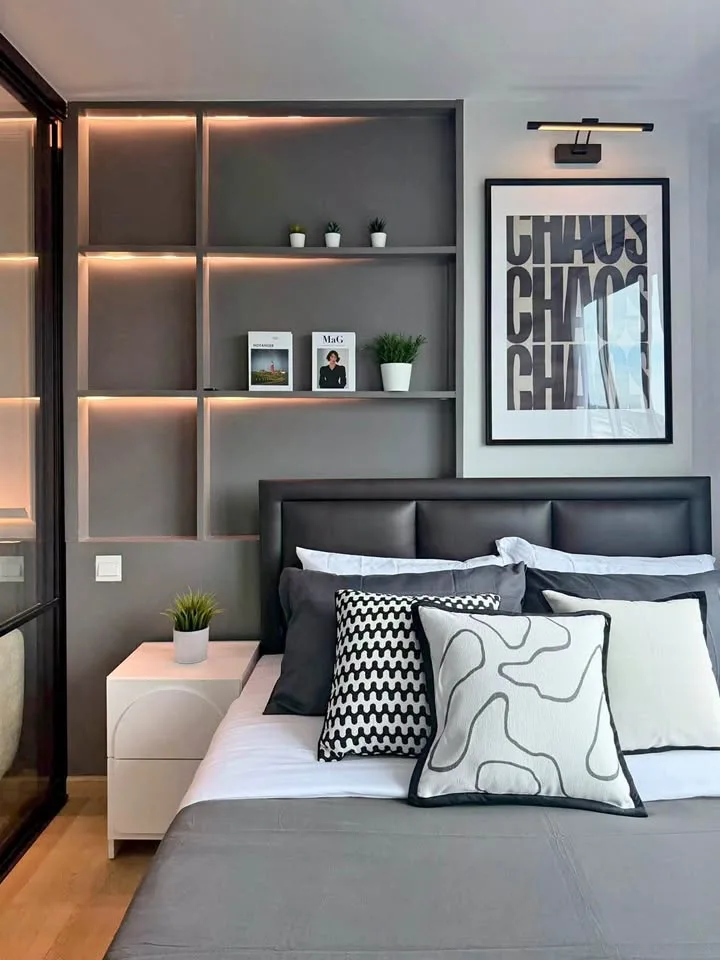 Apartamento de 1 dormitorio con vista a la montaña en D Condo Creek Phuket, Kamala