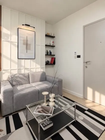 Moderno departamento de 1 dormitorio con vista a la ciudad y montañas en Supalai Park Downtown Phuket