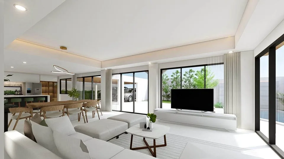 Hermosa villa privada de 4 habitaciones con piscina en Thalang, Phuket