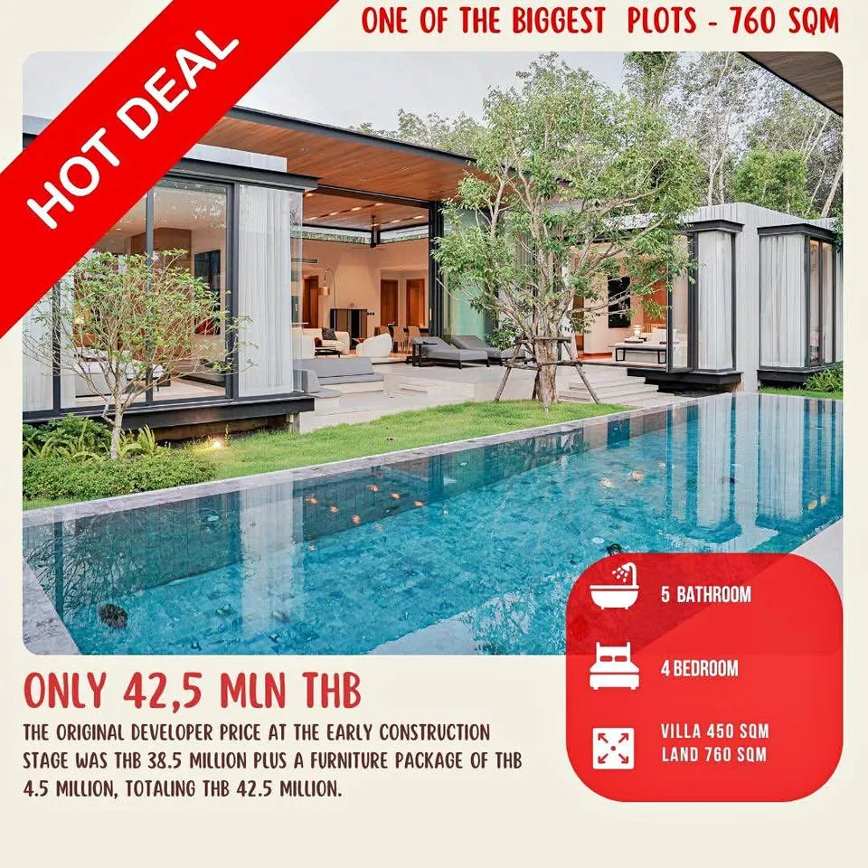 Luxusvilla mit 4 Schlafzimmern und 5 Bädern in Botanica Foresta
