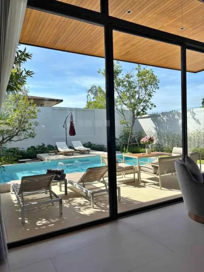 Вилла с 3 спальнями и частным бассейном в Botanica Four Seasons, Таланг