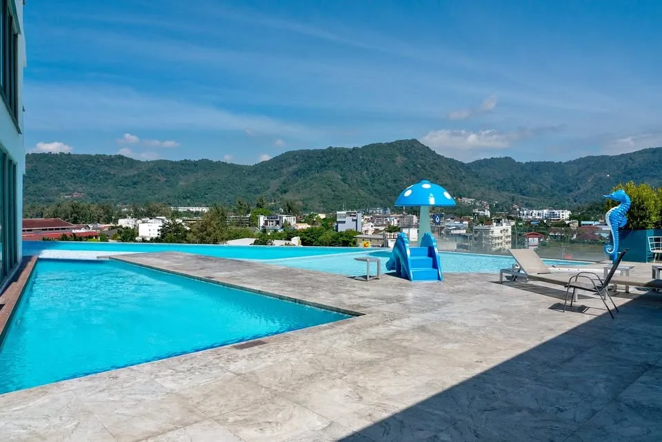 Stylish Studio Condo Near Kamala Beach with Balcony